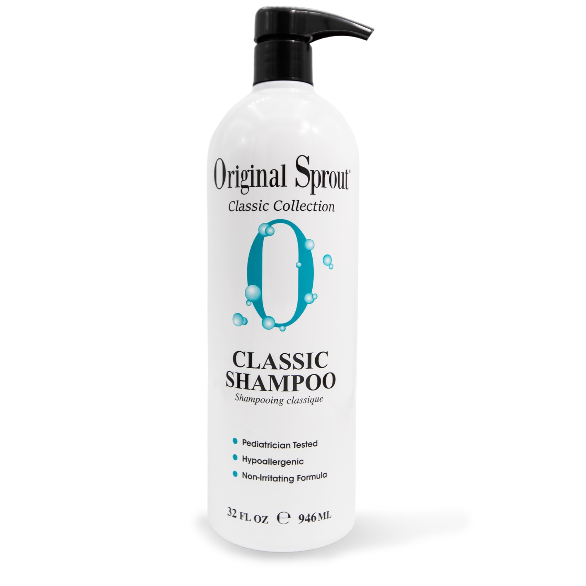 Original Sprout Classic Shampoo bottle front view for all hair types.