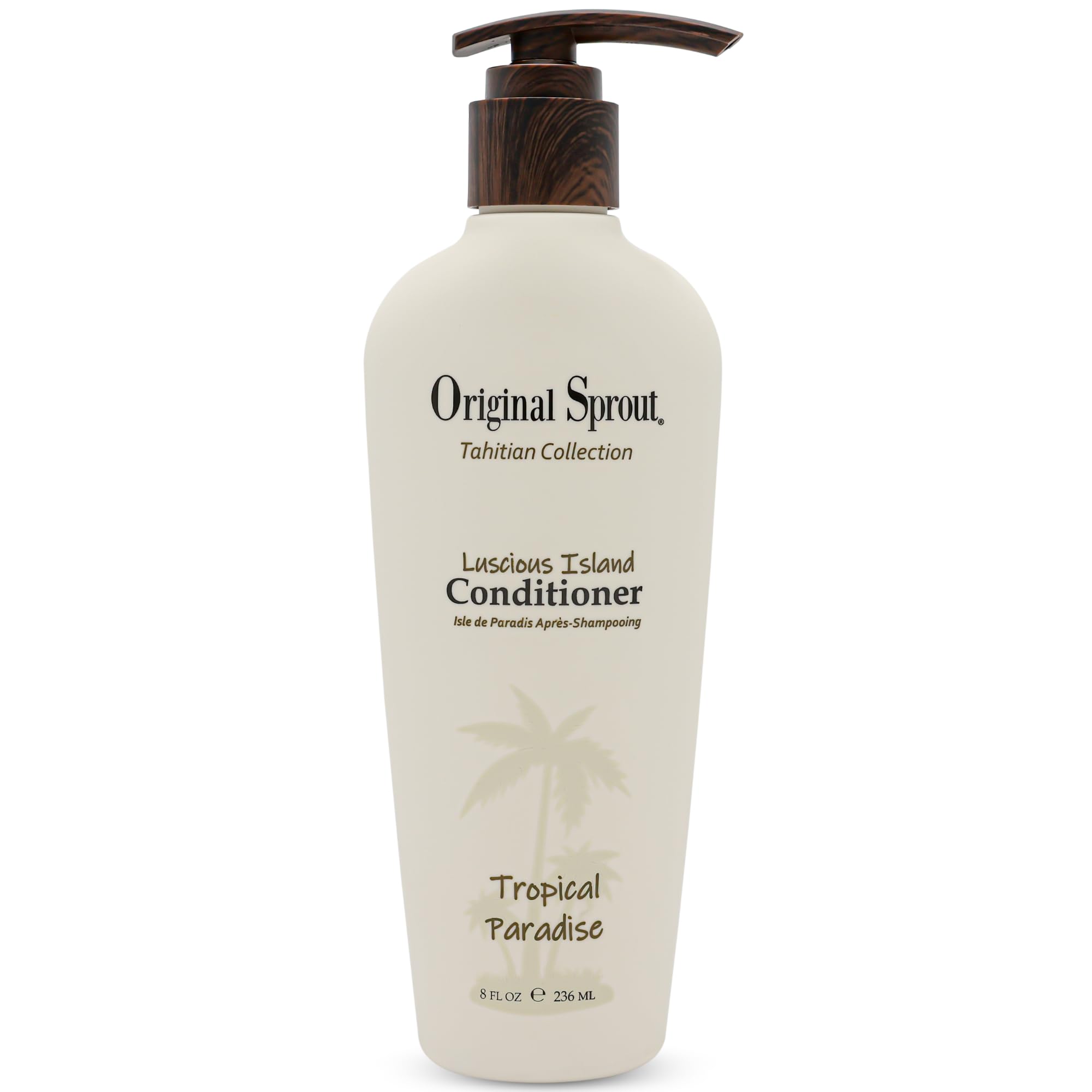 Original Sprout Luscious Island conditioner bottle with hydrating formula for all hair types