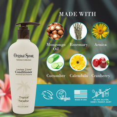 Original Sprout Luscious Island conditioner mongongo oil-rich formula nourishes hair