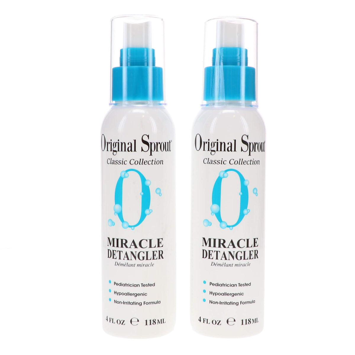 Original Sprout Miracle Detangler bottle front view for easy detangling and moisture.
