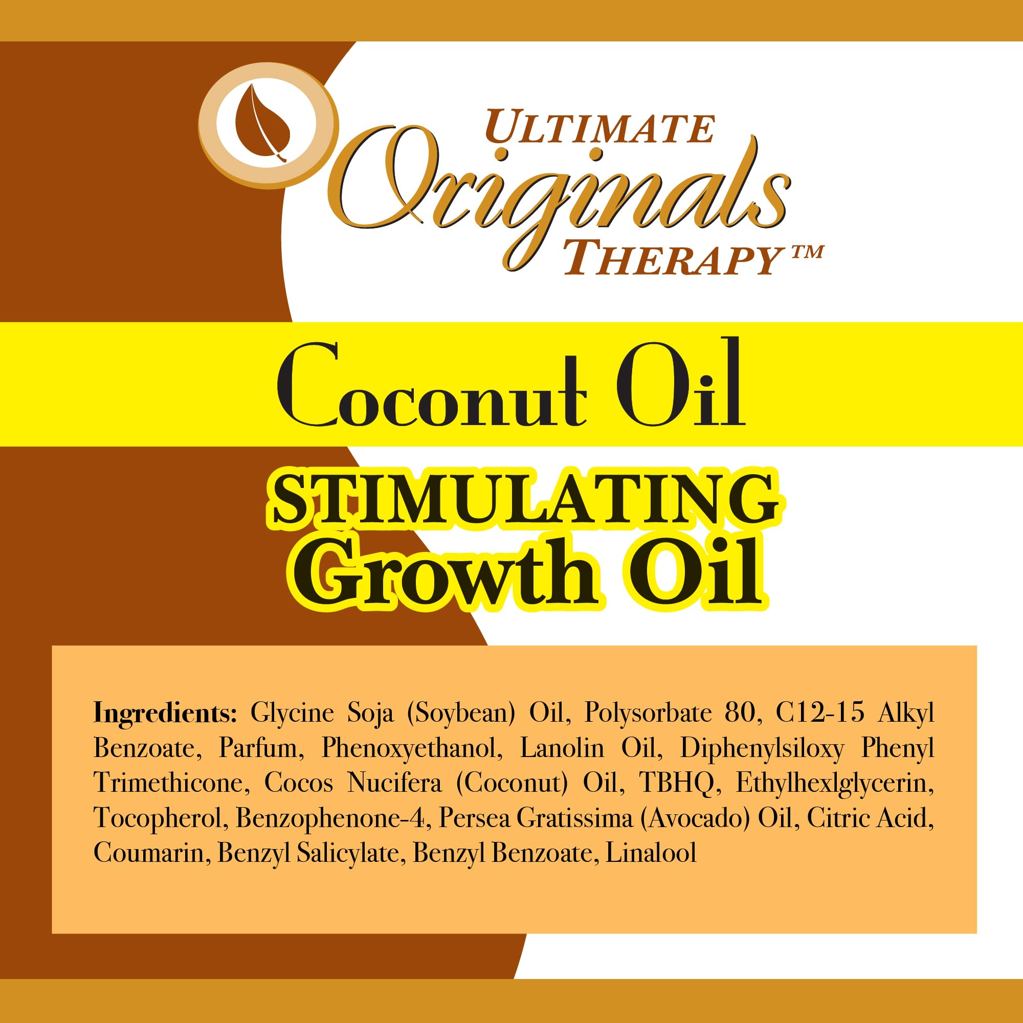 Originals by Africa's Best Therapy Coconut Oil used on skin for hydration and glow