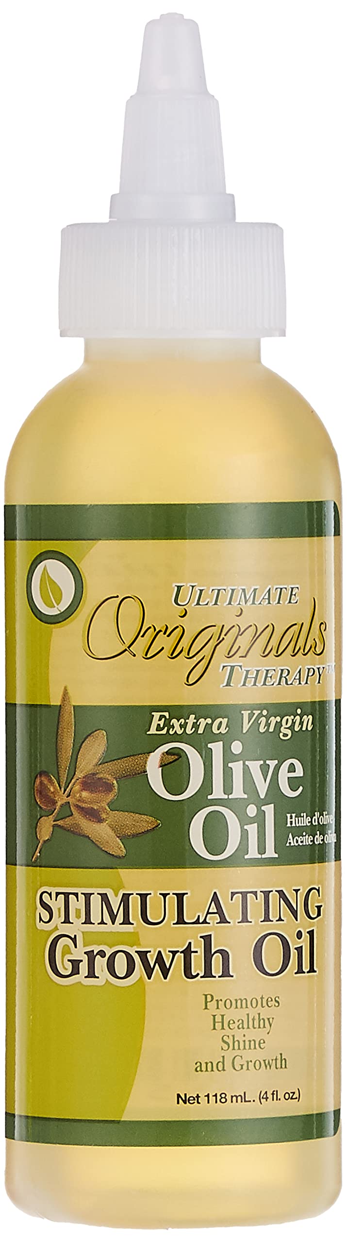 Originals by Africa's Best Therapy Stimulating Growth Oil bottle pour showing lightweight moisture