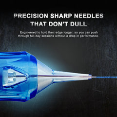 Orion Tattoo Cartridges size 5rl cartridge enabling smooth shading.