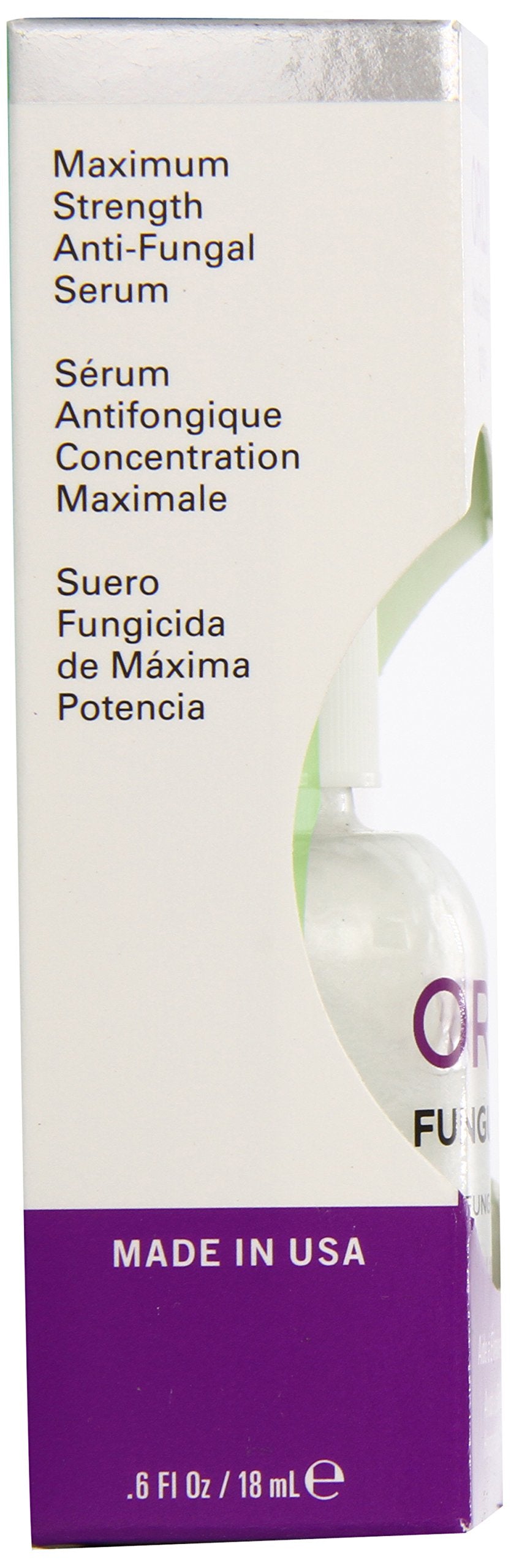 Orly Fungus MD bottle on a spa-inspired display for easy access.
