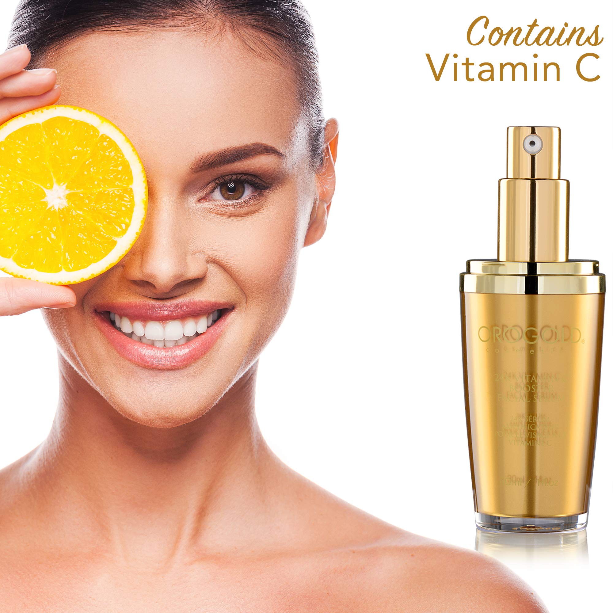 Orogold 24K Vitamin C Serum texture close-up for smooth application