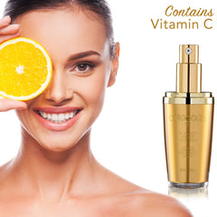 Orogold 24K Vitamin C Serum texture close-up for smooth application