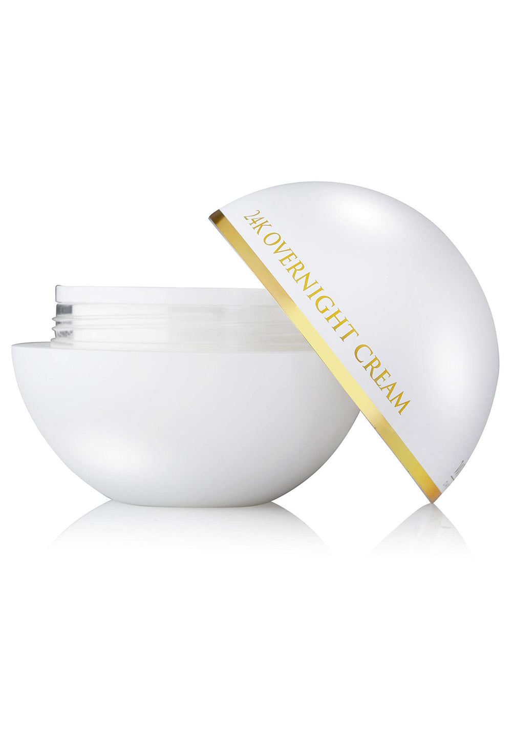 Shea butter and vitamin E ingredients in Orogold night cream.