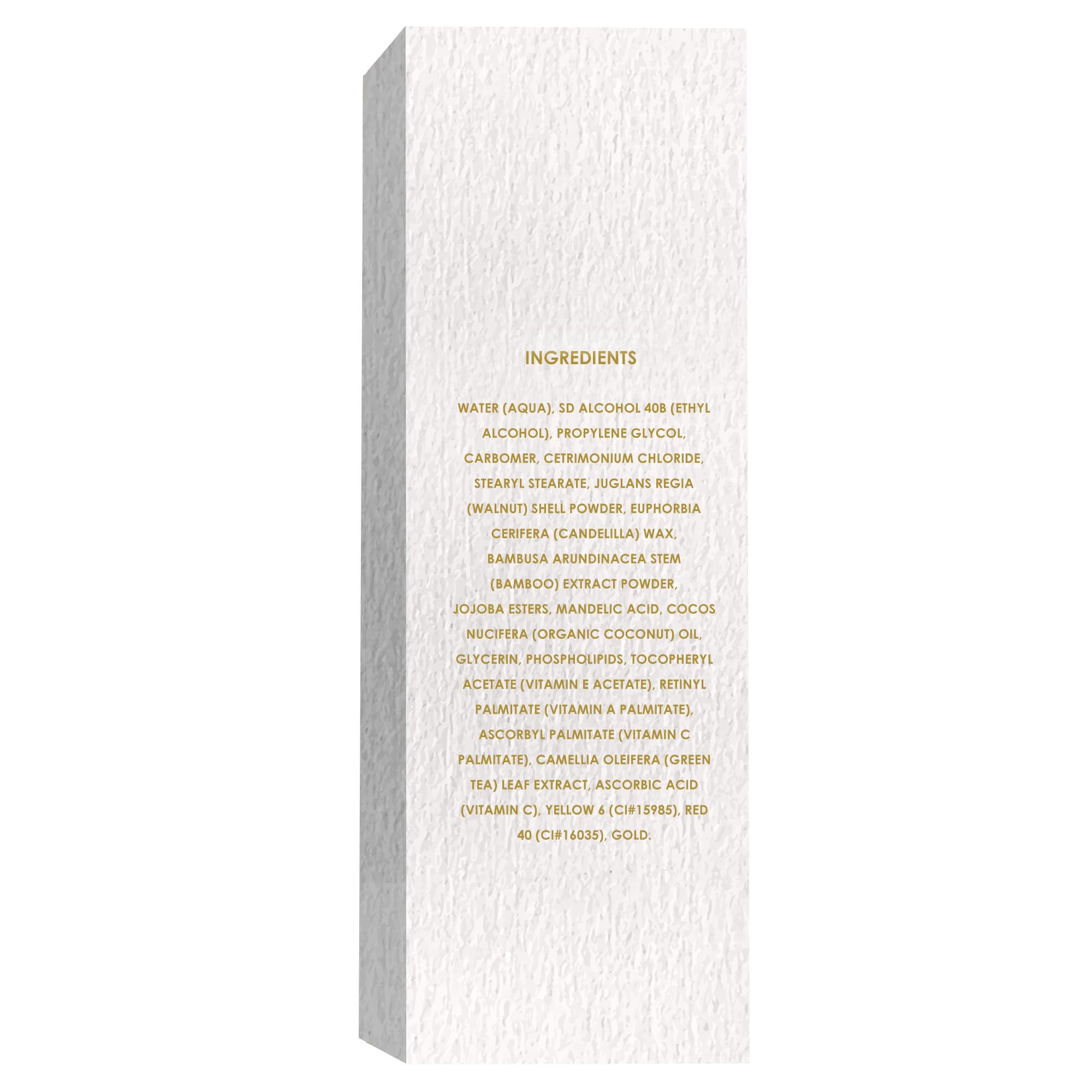 OROGOLD spa-like exfoliation scene with creamy lather ready to apply