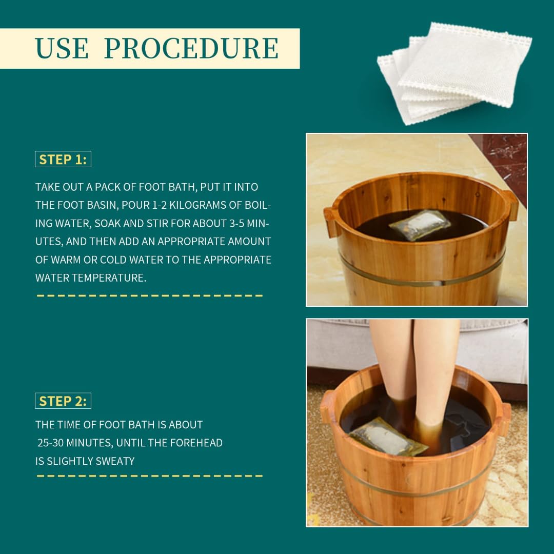 Orretter 30-bags foot bath packets enable an easy daily wellness ritual.