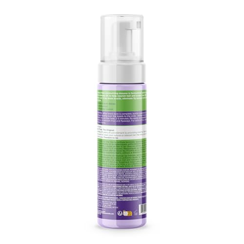 ORS Braidzone Mousse bottle close-up highlighting lightweight hold and definition