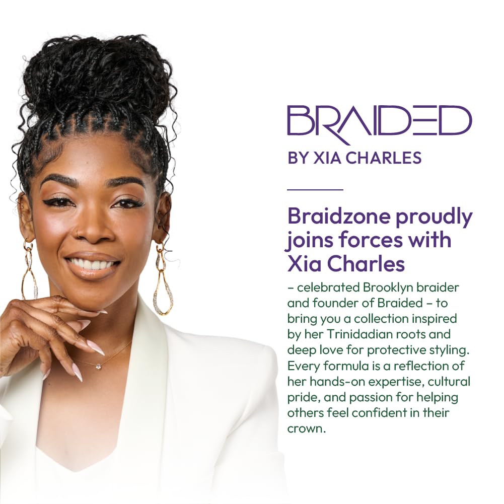 ORS Braidzone Serum with lavender oil infusion for calming aromatics