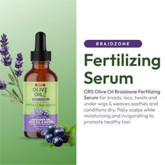ORS Braidzone Serum pump dispensing for easy application