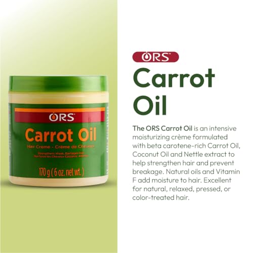 Applied to hair lengths, ORS Cream distributes evenly for nourishment.