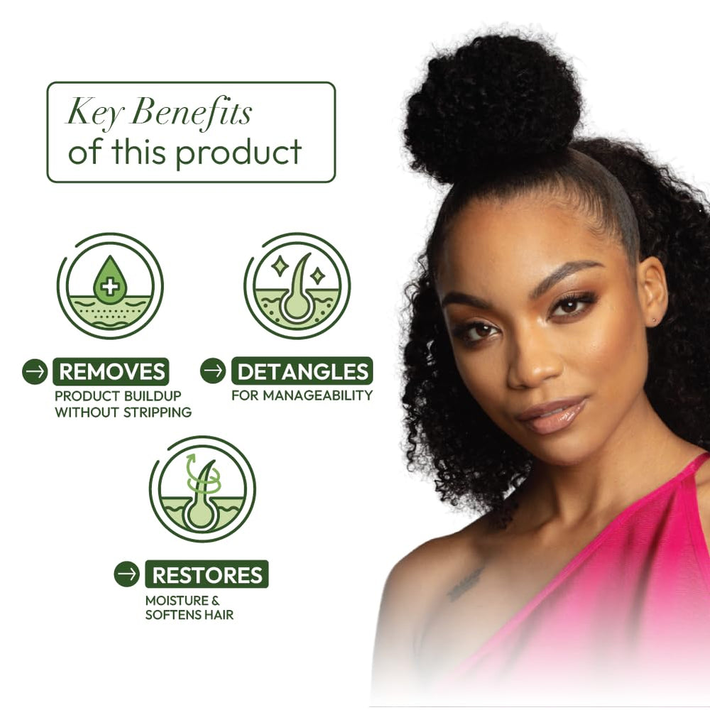 ORS Replenishing Conditioner demonstrates moisture balance for stronger, shinier strands