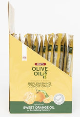 ORS travel-pack conditioner packaging closeup showing convenient 12-pack