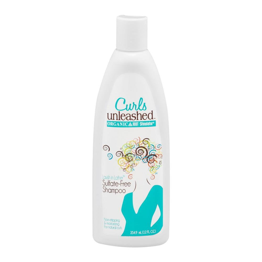 ORS Curls Unleashed shampoo lather for soft, defined curls
