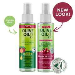 ORS grapeseed oil formula seals moisture and adds shine