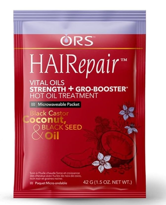 ORS Hairepair glossy hair after treatment with noticeable shine