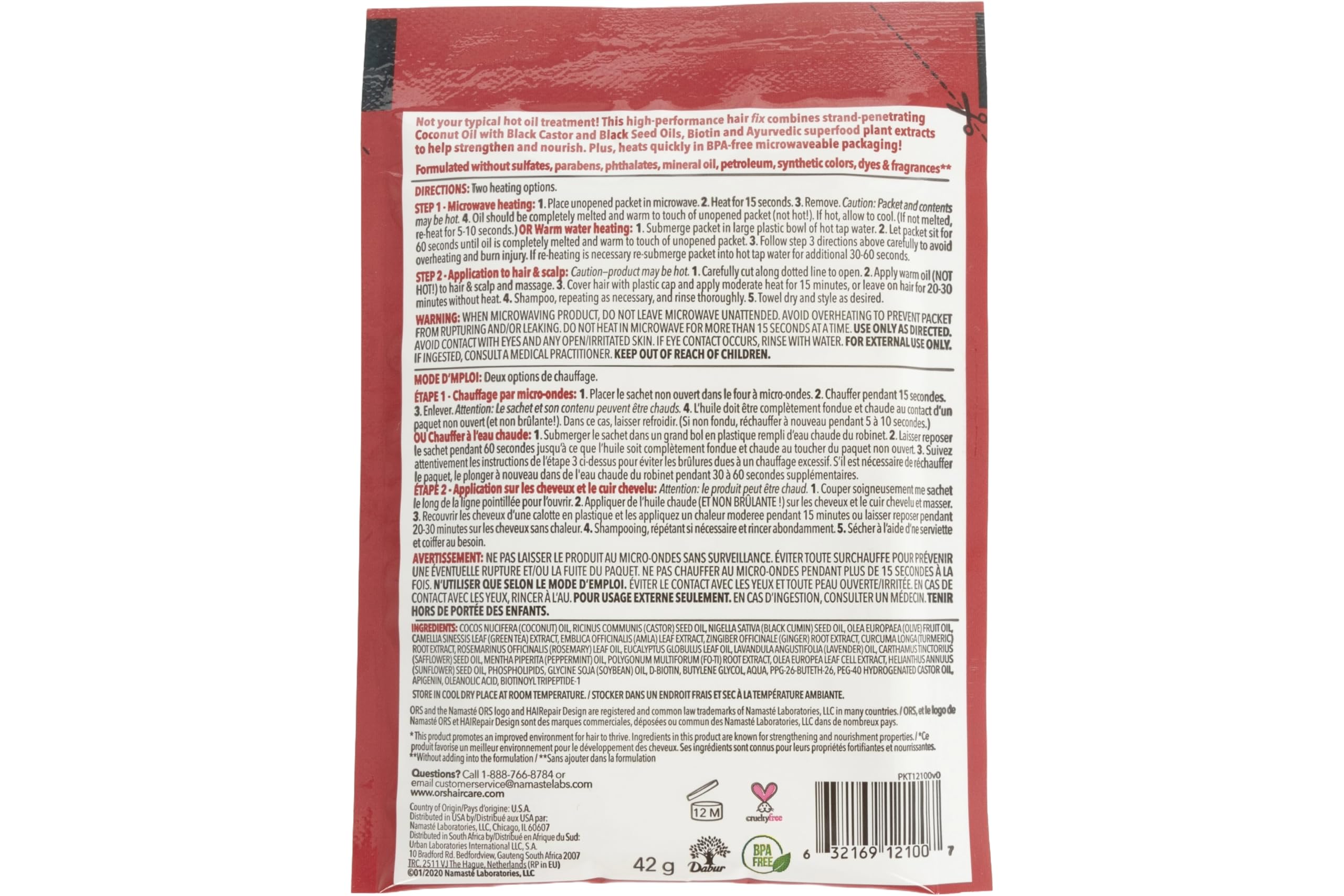 ORS Hairepair 12-pack travel box shown for convenience