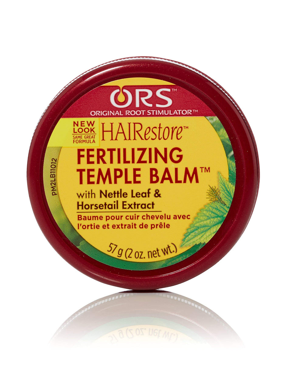 ORS HAIRestore temples area application showing gentle massage for better absorption.