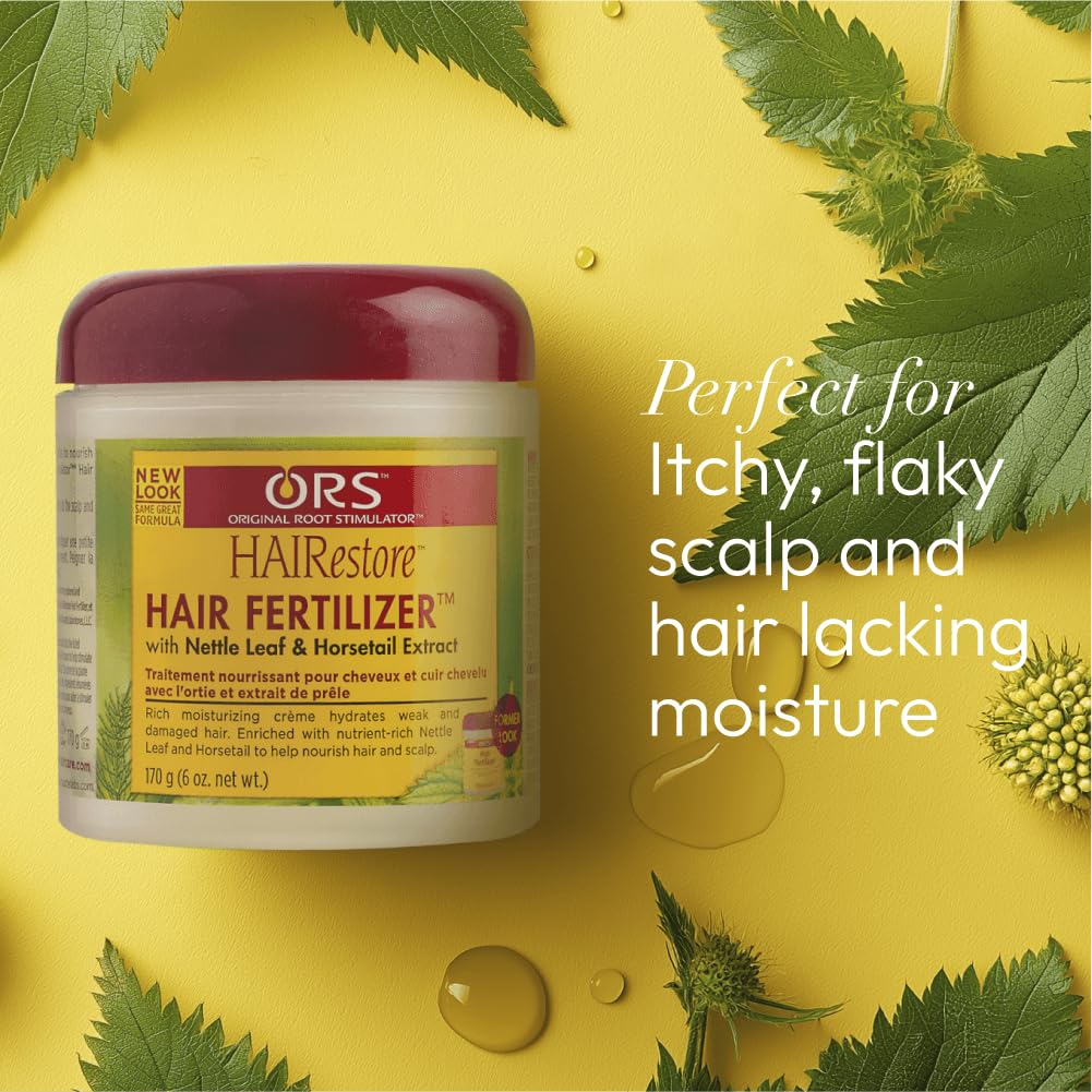 ORS HAIRRestore in bathroom display for daily regimens.