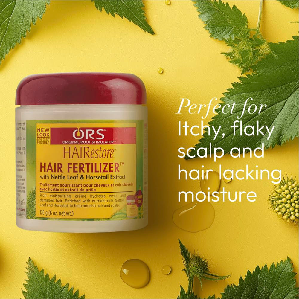 ORS HAIRRestore in bathroom display for daily regimens.