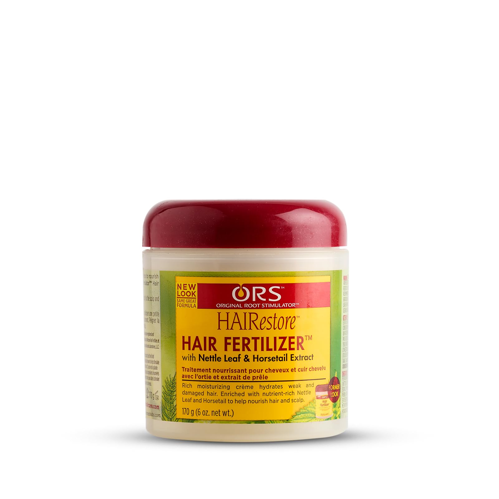 ORS HAIRestore bottle front shows moisturizing formula for thinning hair.
