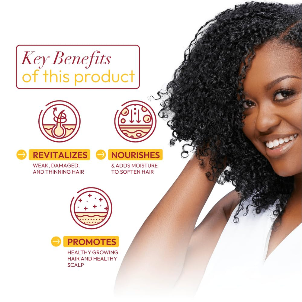 ORS HAIRRestore label close-up shows key ingredients.
