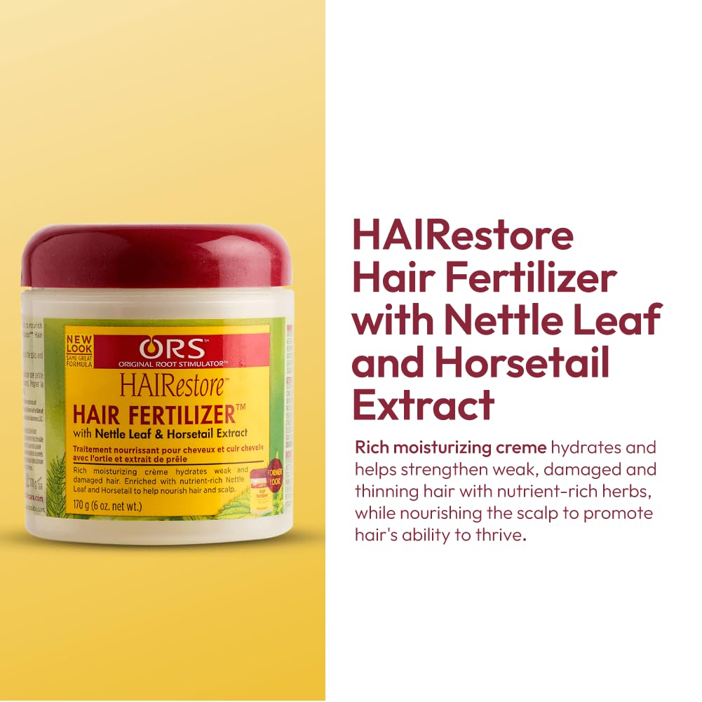 ORS HAIRRestore application on scalp demonstrates easy daily use.