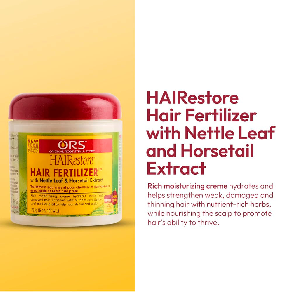 ORS HAIRRestore application on scalp demonstrates easy daily use.
