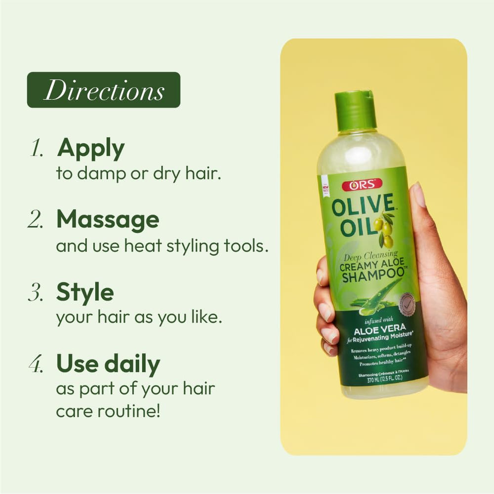 ORS Moisture Restore Shampoo pack of four bottles offers value.