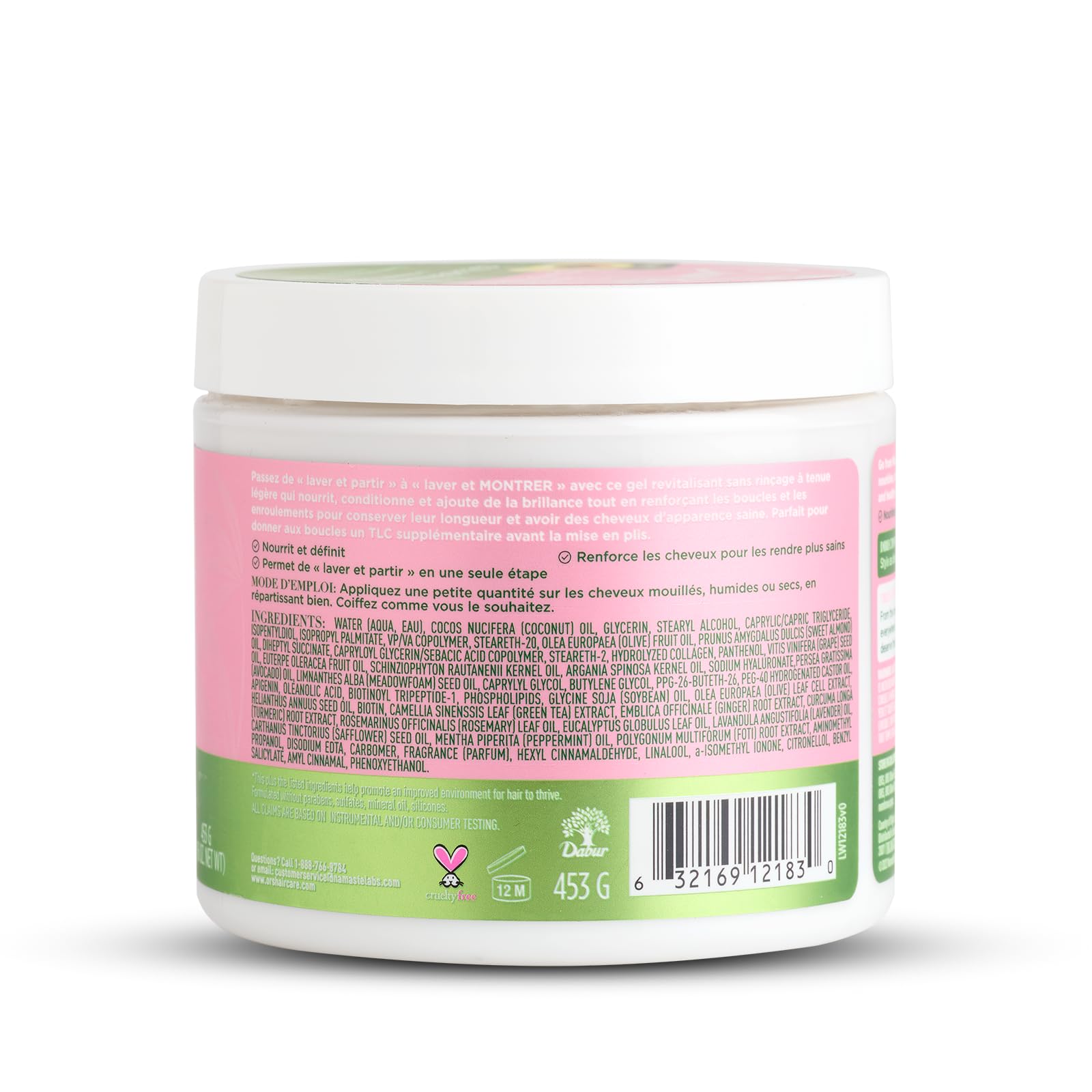 ORS Curlshow leave-in dispenser shows easy pump for quick styling and wash-and-go results