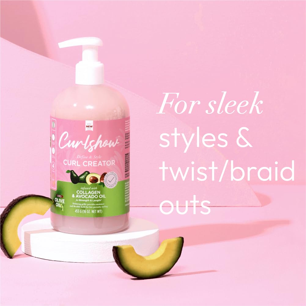 ORS Curlshow low porosity friendly formula for easy absorption