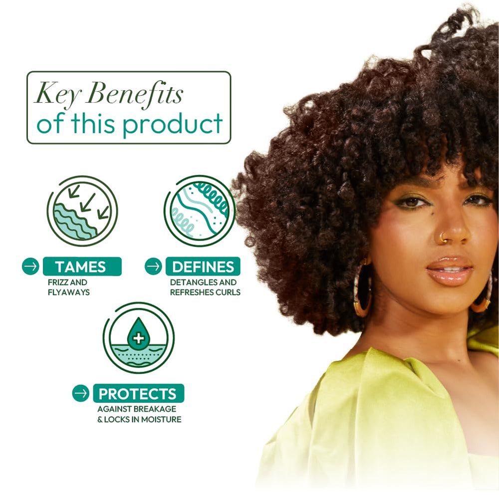 Rice water ingredient spotlight beside ORS Olive Oil Max Moisture Mousse.