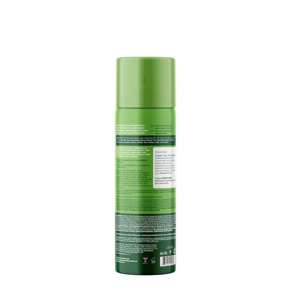 ORS oil blend helps lock in moisture for textured styles.