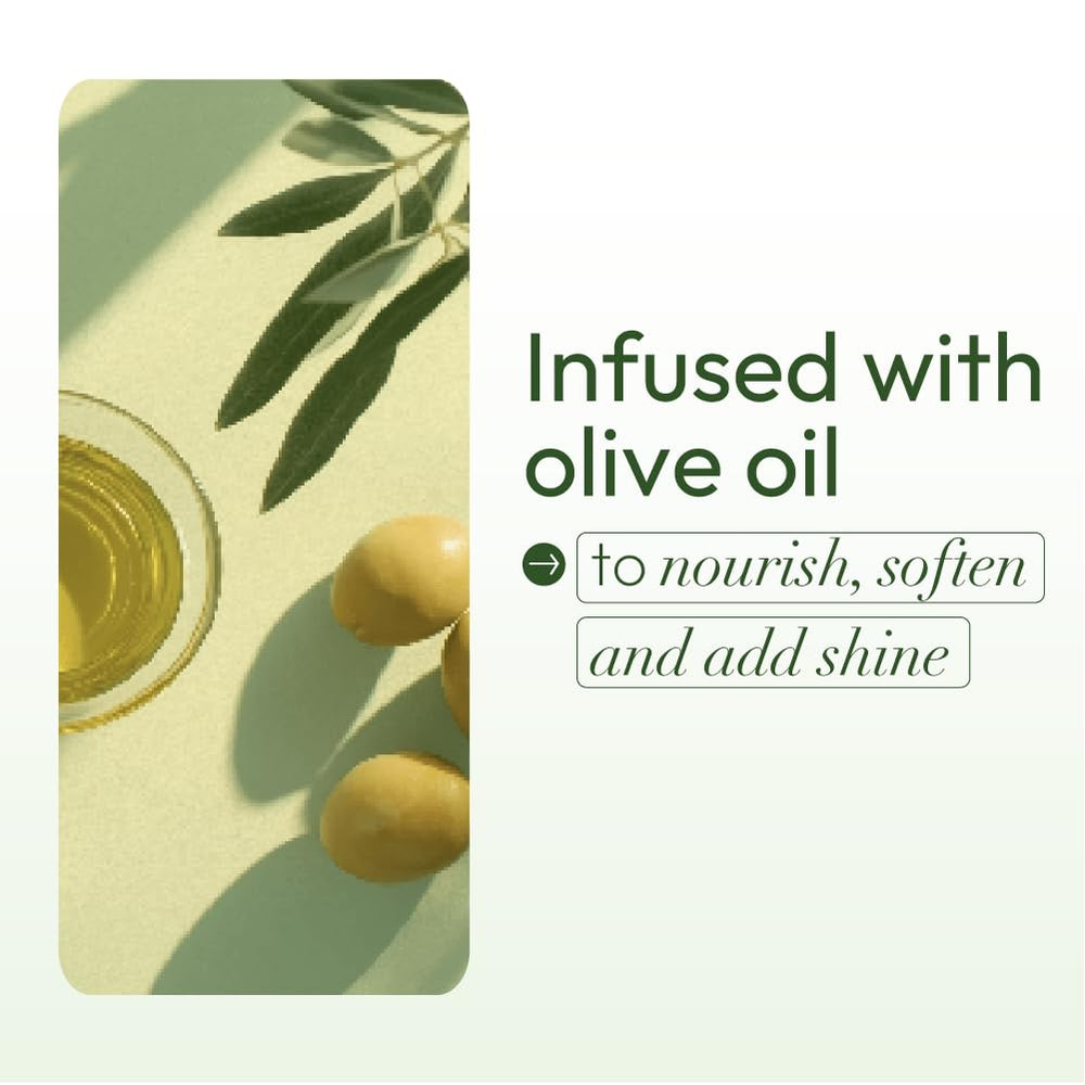 ORS Olive Oil Replenishing Conditioner for dry hair demonstrates moisture delivery