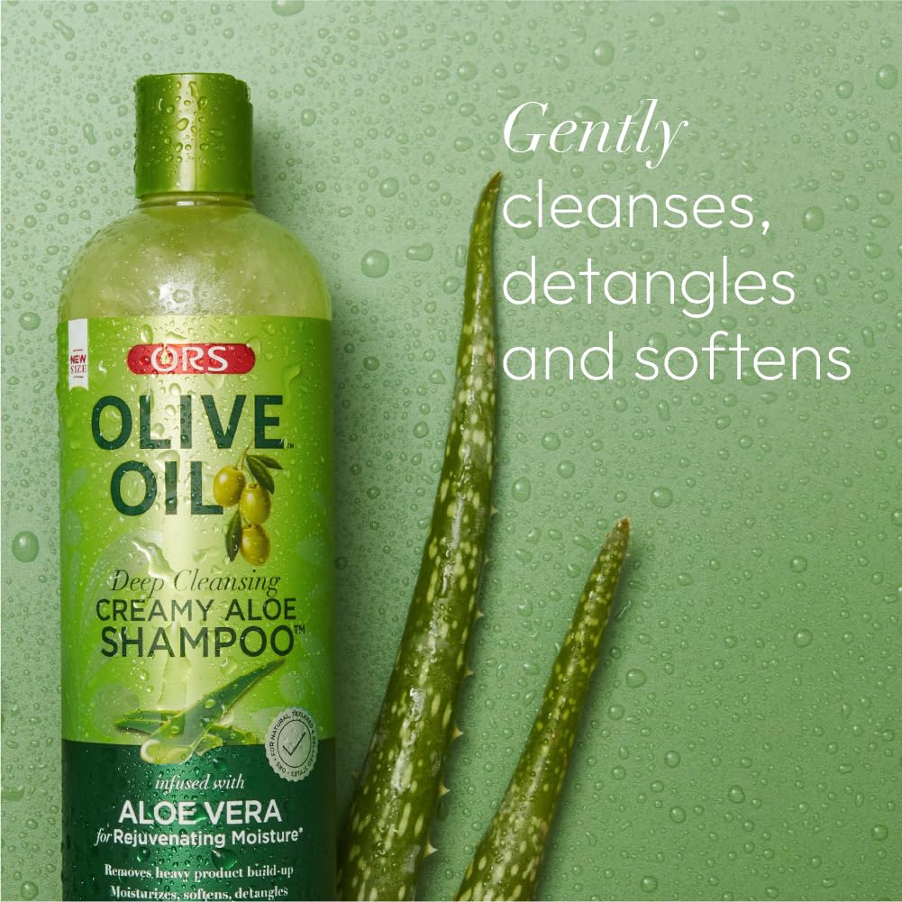 ORS Shampoo safe for relaxed and texlaxed hair use.