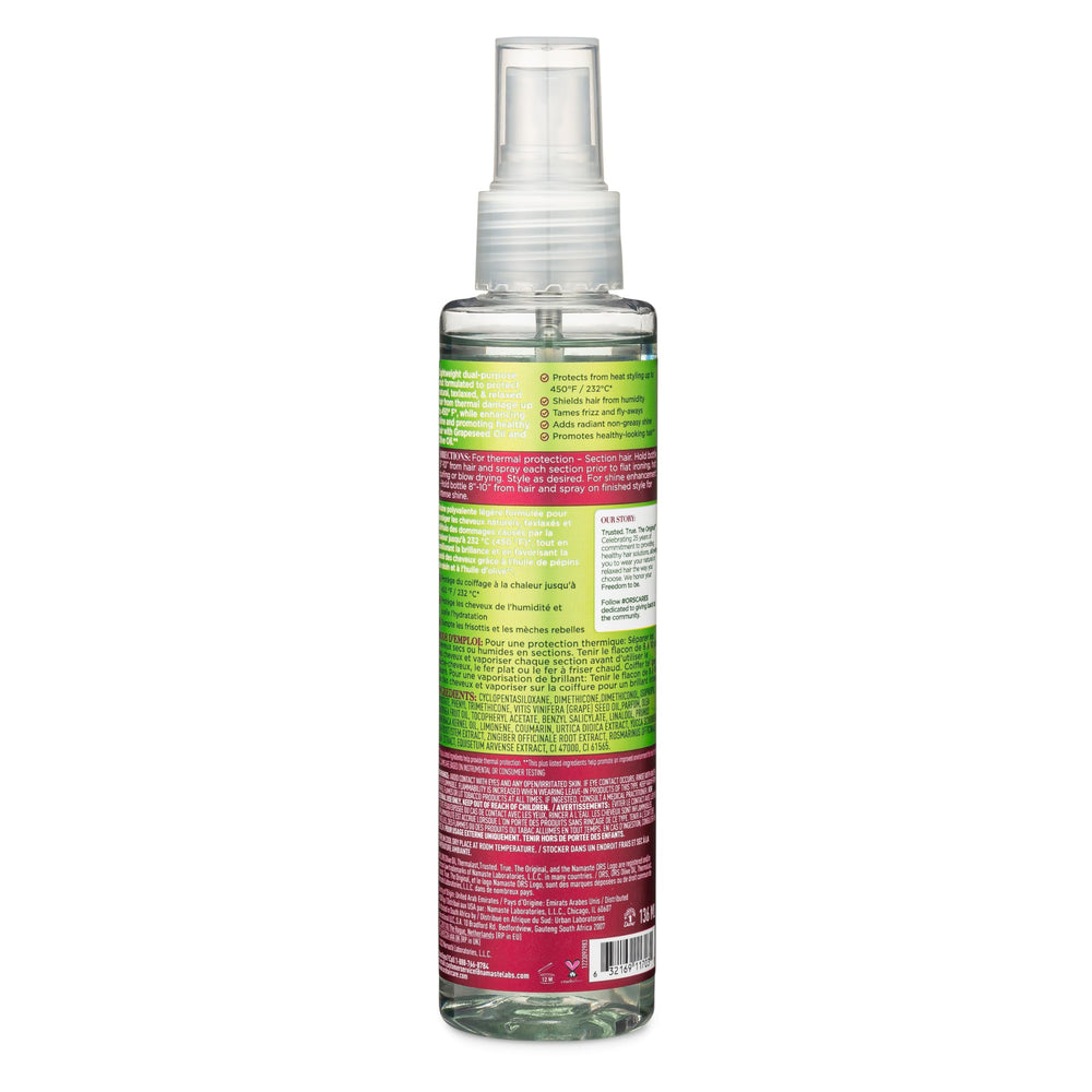 ORS Thermalast heat protection spray in action controls frizz