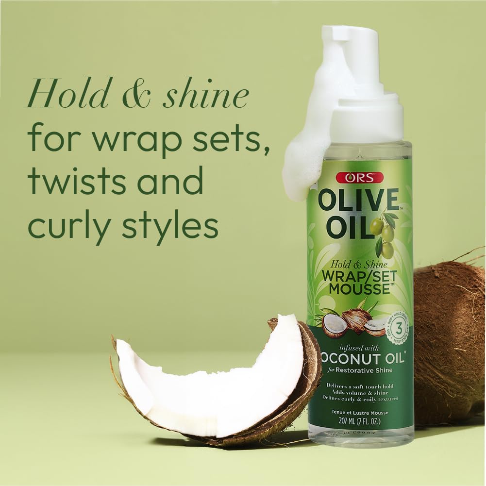 ORS Wrap-Set Smoothing Application demonstrates effortless curl definition.