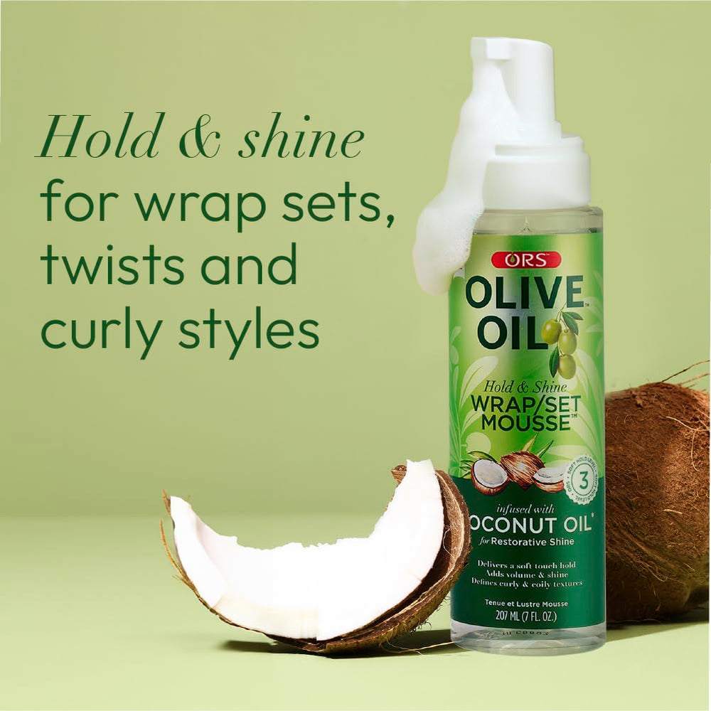 ORS Wrap-Set Smoothing Application demonstrates effortless curl definition.