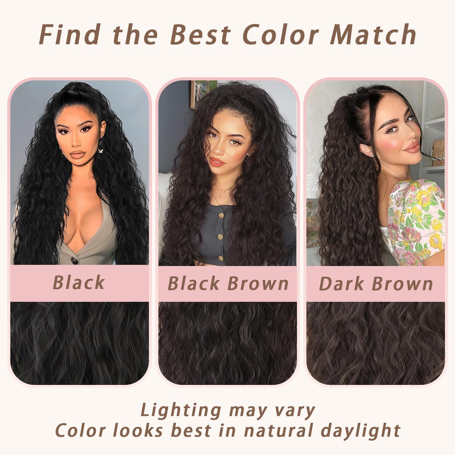 ORSUNCER easy clip-in setup for fast transitions between looks