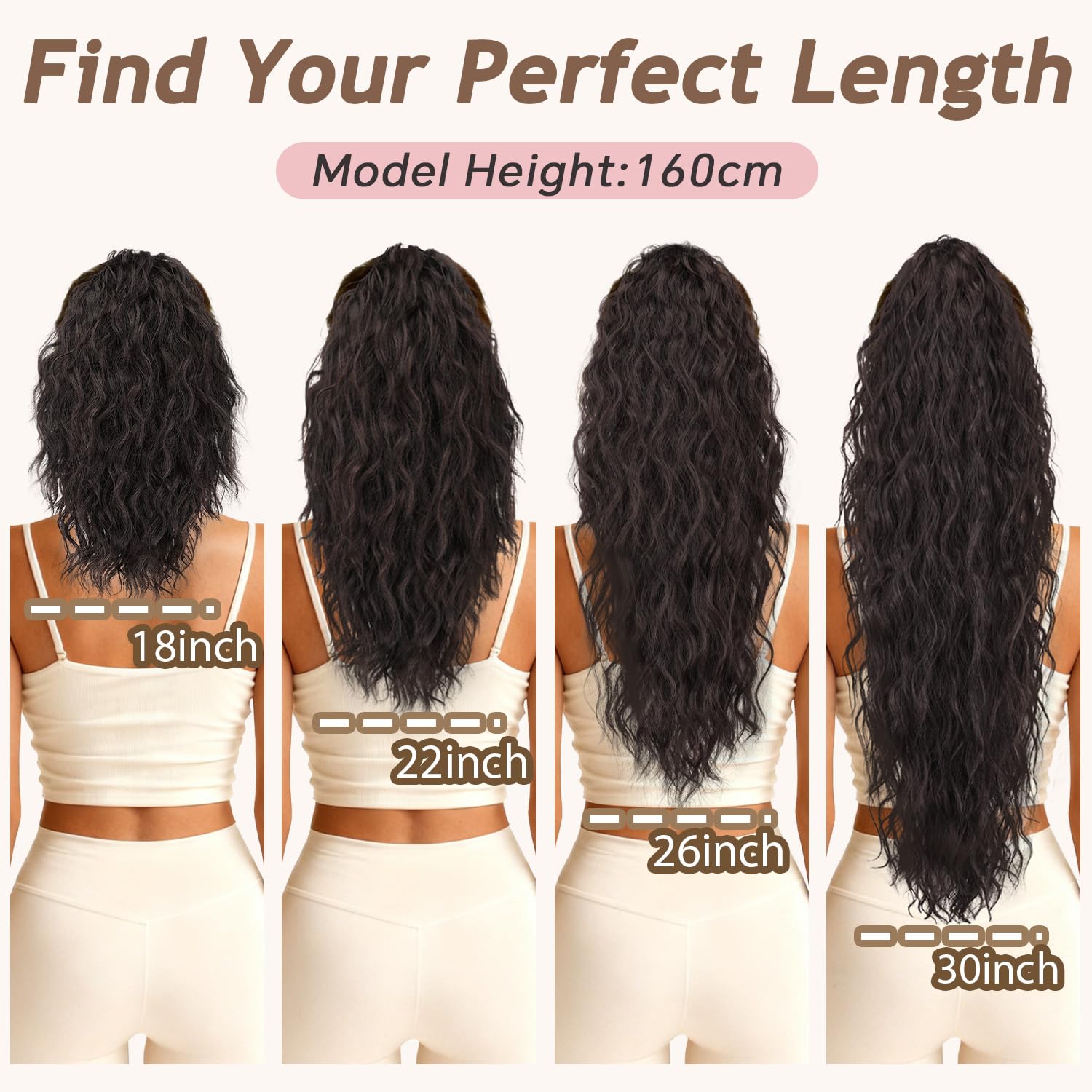 ORSUNCER natural-looking volume complements many outfits for daily looks
