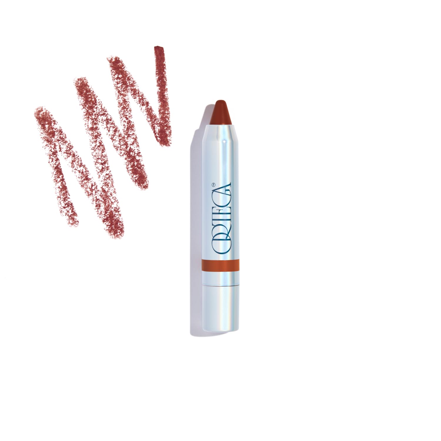 Ortega Beauty Color Stick by Etienne swatch on cheek shows buildable, natural color with hydration.