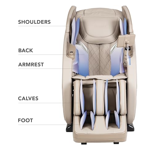 Osaki OS-3D Champ II lumbar heating eases back tension and promotes comfort