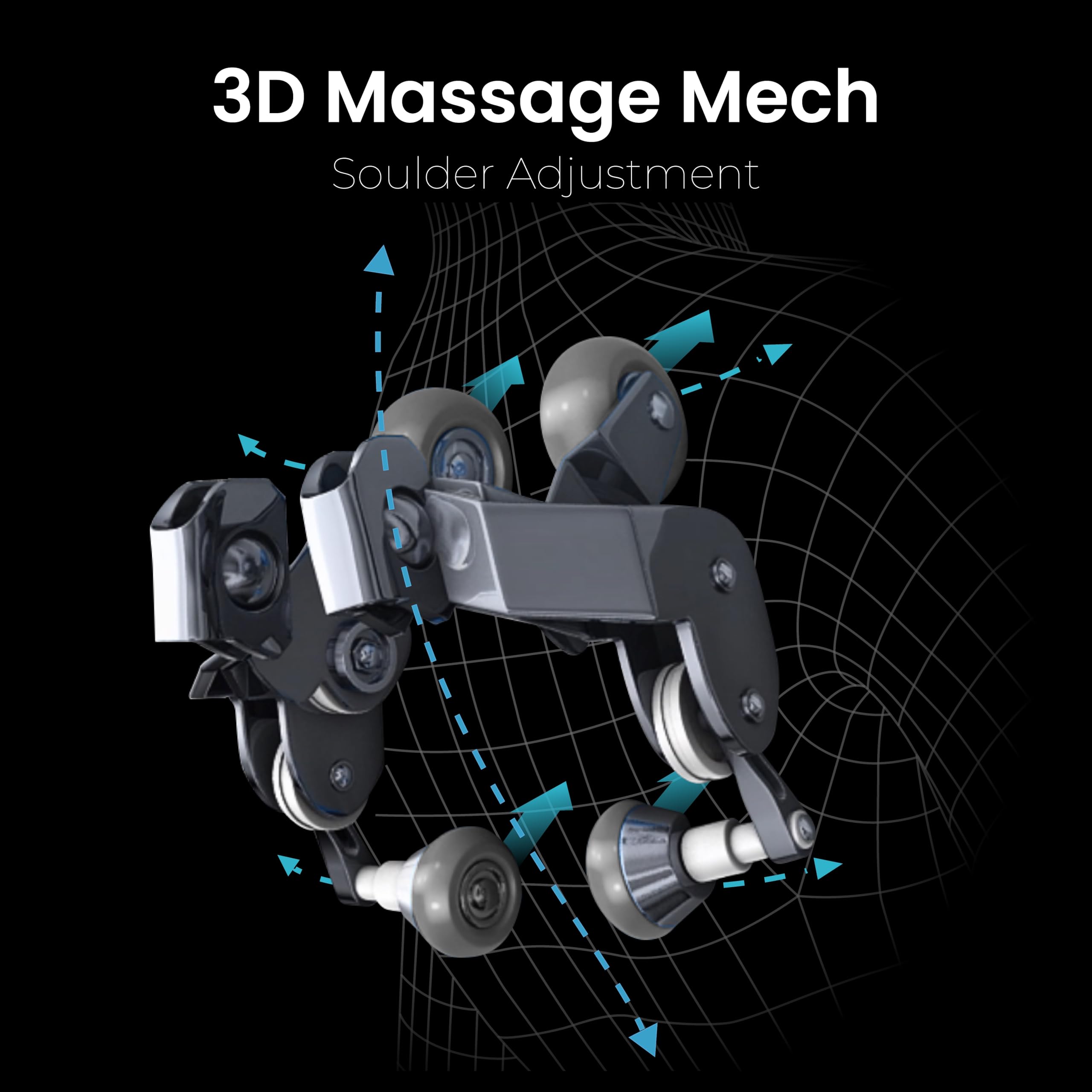 Osaki Titan Quantum chair lower back massage focuses on comfort