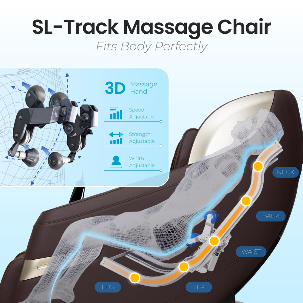 Osaki Titan Quantum chair program presets display diverse massage options