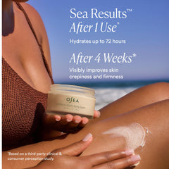 Creamy swirl texture of OSEA Undaria Algae Body Butter