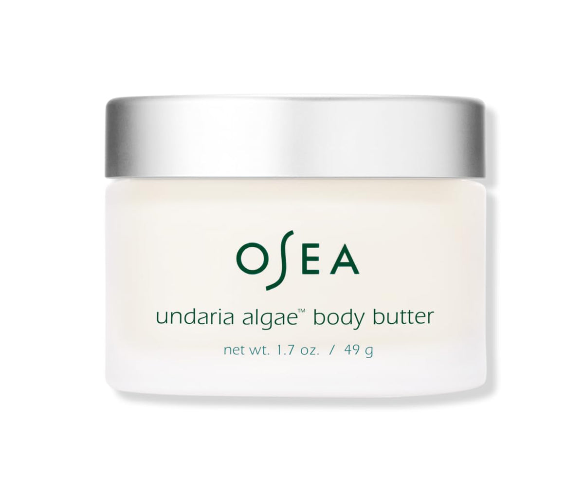 OSEA Undaria Algae Body Butter Travel Size bottle showing compact on-the-go packaging for hydration