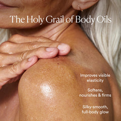 Silky texture of OSEA Undaria Algae Body Oil absorbs quickly