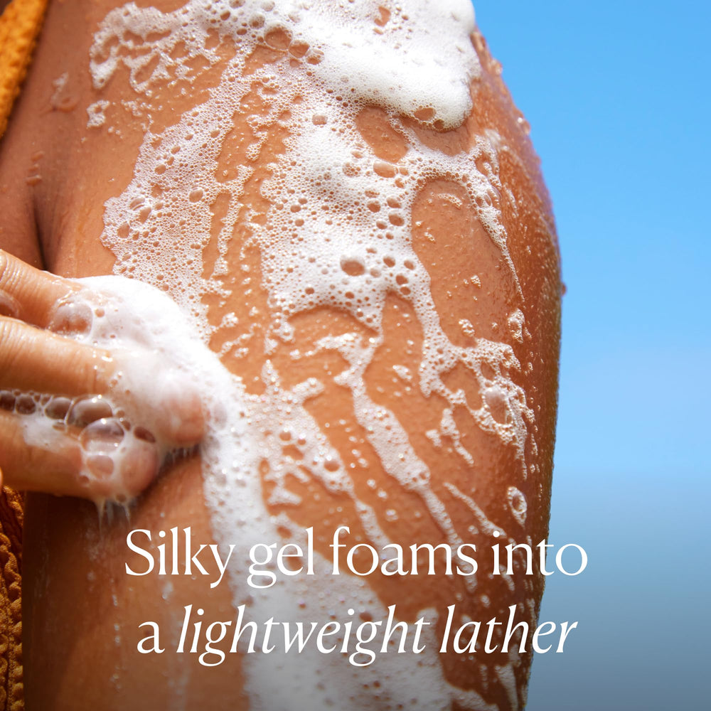 Gel-like texture of OSEA Undaria Algae Body Wash with mineral-rich algae